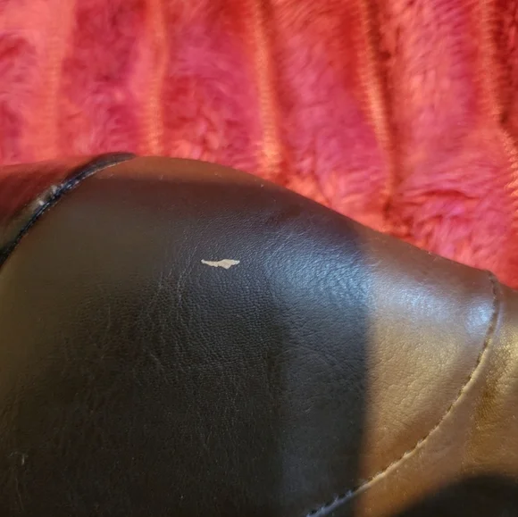 EUC: Torrid B Choco Knee Lace Combat Wedge Boot - Picture 9 of 17